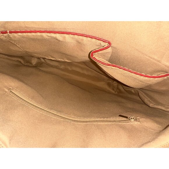 Portuguese Cork Bag Crossbody Red 2 Way Leather Straps Heart of Viana do Castelo - Picture 4 of 6